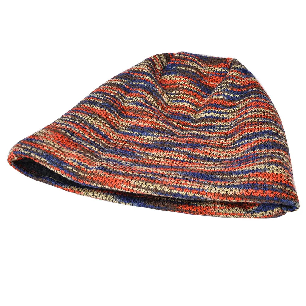 Maylisacc распродажа Skullies Beanies вязаная шапка осень зима теплые мужские женские Акриловые Полосатые Шляпы Шапки
