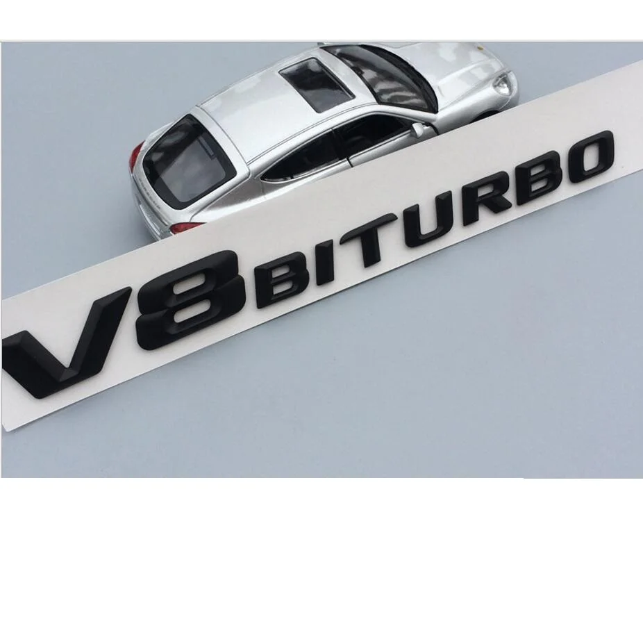 3D буквы для Mercedes Benz E63 C63 S63 GLE63 GLC63 GLS63 CLS63 AMG Fender V8 BITURBO V8BITURBO значки с эмблемой стикер