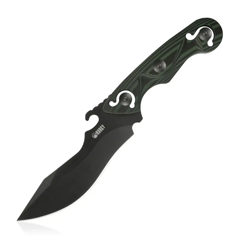 KUBEY KU250 прямой нож D2 Сталь G10 Ручка - Цвет: KU250A