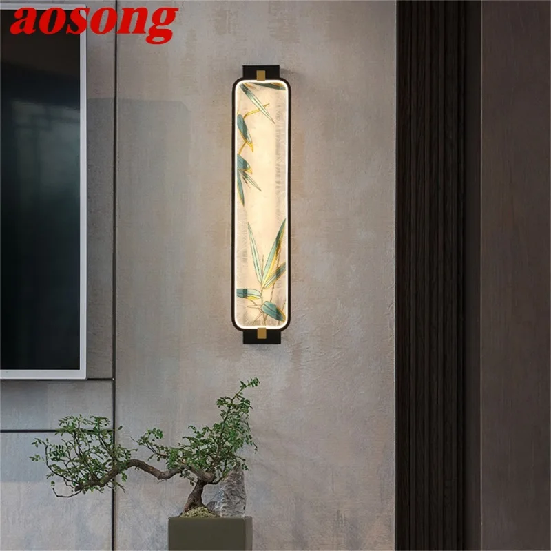 

AOSONG Modern Wall Lamps Fixture LED Light Creative Indoor Decorative For Home Living Room Corridor Bedroom