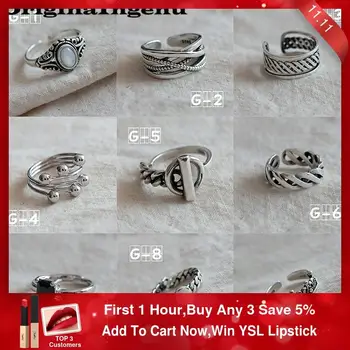 

Silver 925 Ring Vintage Love Crown Jewelry Charm Bohemia Minimalism Birthday Gift Haut Femme Bague Femme Anillos Rings for Women