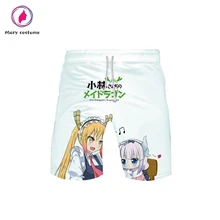 Miss Kobayashi's Dragon Maid шорты летние мужские модные свободные шорты из полиэстера 3D Kpop Популярные Харадзюку пляжные шорты