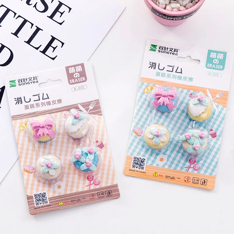 4 искусственных торта милый десерт искусственный рисунок канцелярские