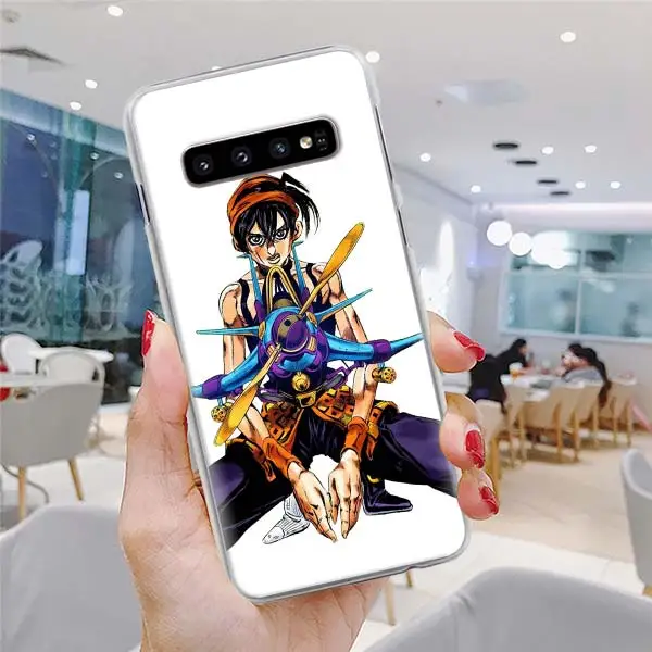 H02 JOJO 39 s причудливые Приключения японский чехол для телефона аниме для samsung Galaxy S10 S10e S8 S9 Plus Note 10 Plus 9 8 S6 S7 Edge Hard Co - Цвет: H02