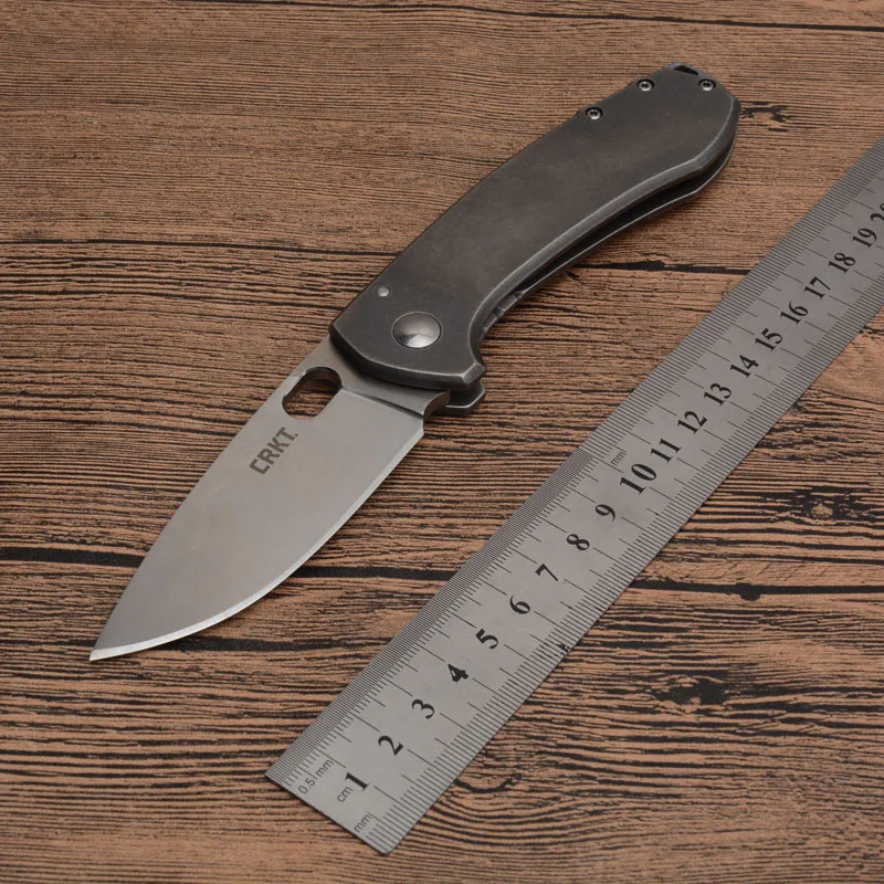 Новое поступление CRKT5445 8cr13mov лезвие полностью стальная ручка складной карманный Открытый Кемпинг Охота выживания тактический нож EDC инструменты