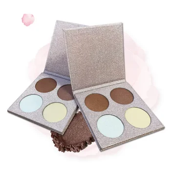 

Highlight Brightening Powder Palette Waterproof Shimmer Glow Illuminator Bronze Face Private Label Makeup Kit