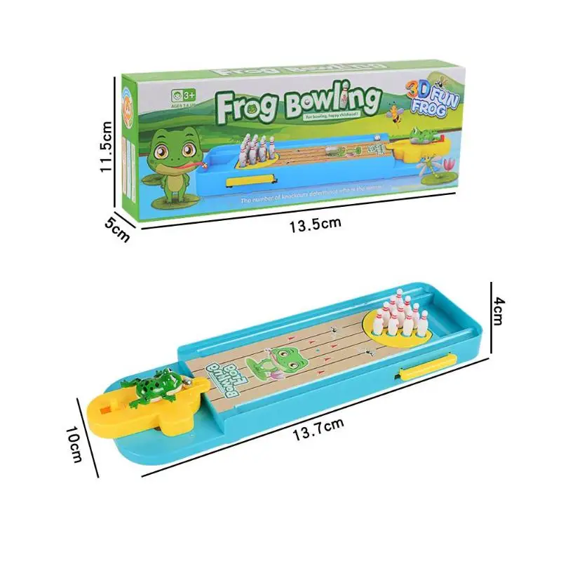 Mini Desktop Bowling Game Toy Set Fun Indoor Parent-Child Interactive Table Game Bowling Education Toy