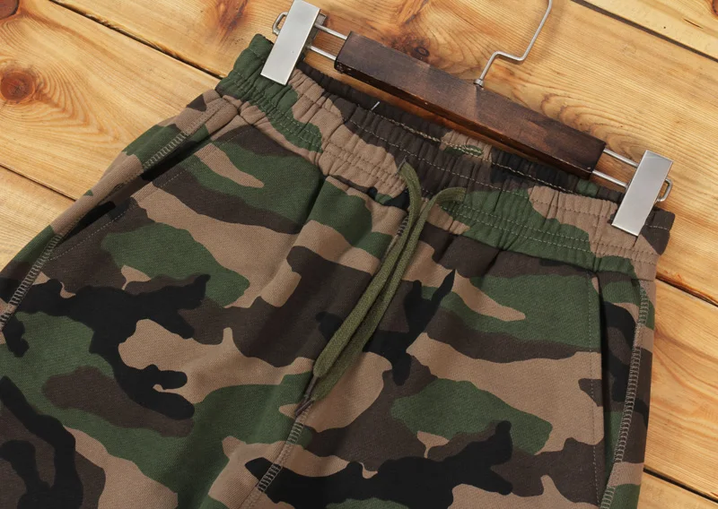 Новые весенние Осенние повседневные камуфляжные спортивные штаны, хлопок, уличные штаны, штаны с эластичной резинкой на талии, штаны с махровой подкладкой