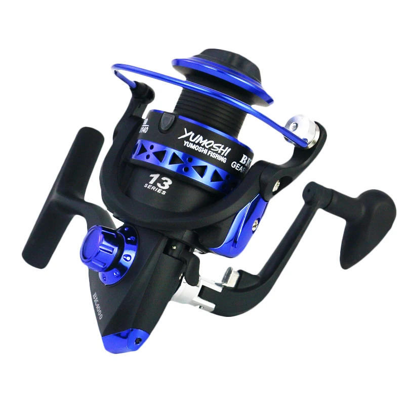 

1000-7000 5.5:1 13BB Fishing Spinning Reel Saltwater Carp Double Handle Fishing Reels Rock Baitcasting Fly Reels Wheel Knob