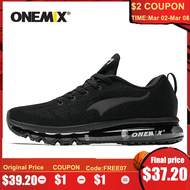 US $39.20 ONEMIX 2020 Men Running Shoes Light Women Sneakers Soft Breathable Mesh Deodorant Insole Outdoor At