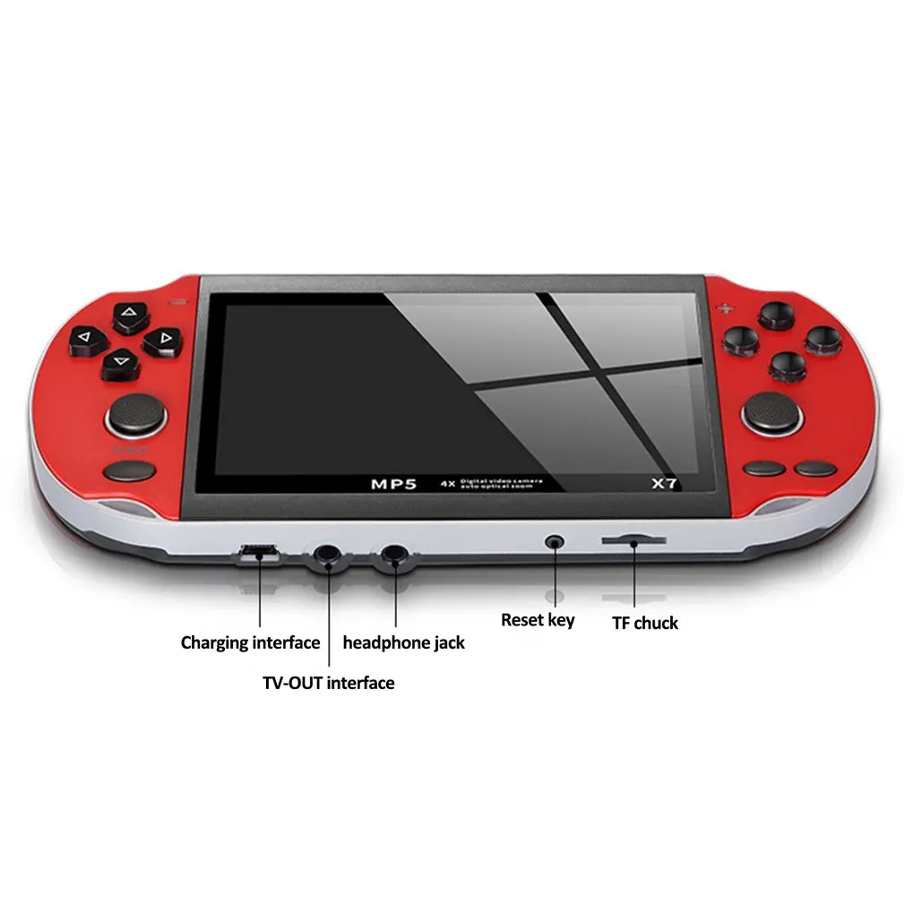 4.3 inch for GBA Handheld Game Console X7 Video Game Player 300 Free Retro Games LCD Display Game Player for Children