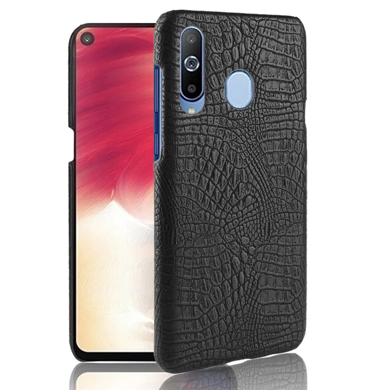 Чехол для samsung Galaxy A8s чехол Жесткий из искусственной кожи задняя крышка телефона A
