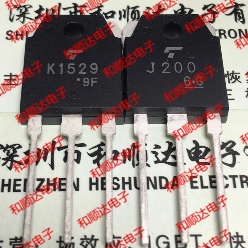 5pcs/lot K1529 J200 Paired TO-3P