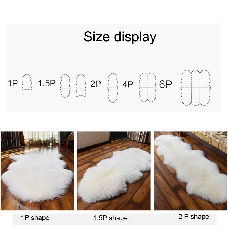MS.Softex натуральная овчина ковер для спальни Австралийский напольный подушка