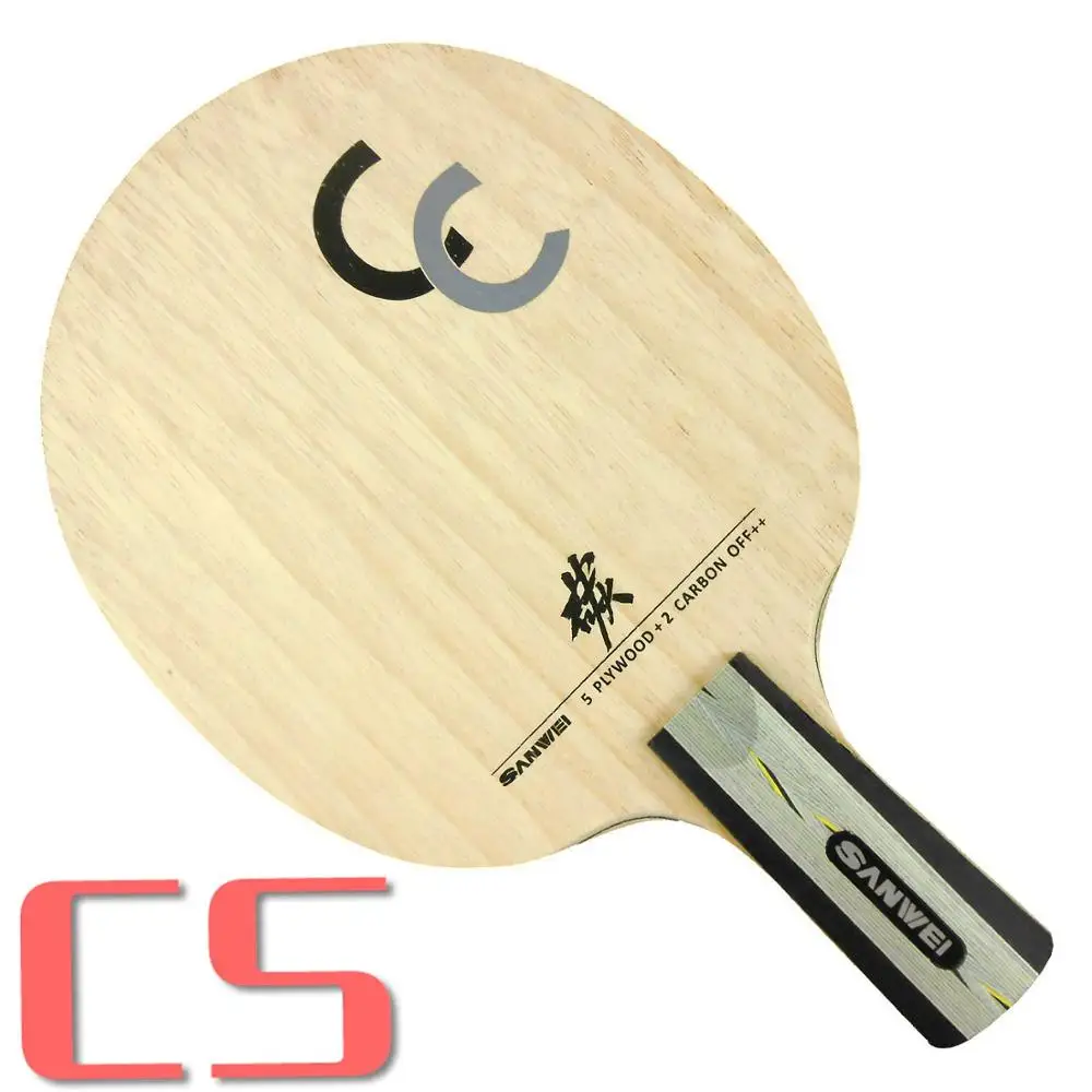 CS short handle Sanwei CC настольный теннис пинг понг лезвие - Цвет: CS short handle