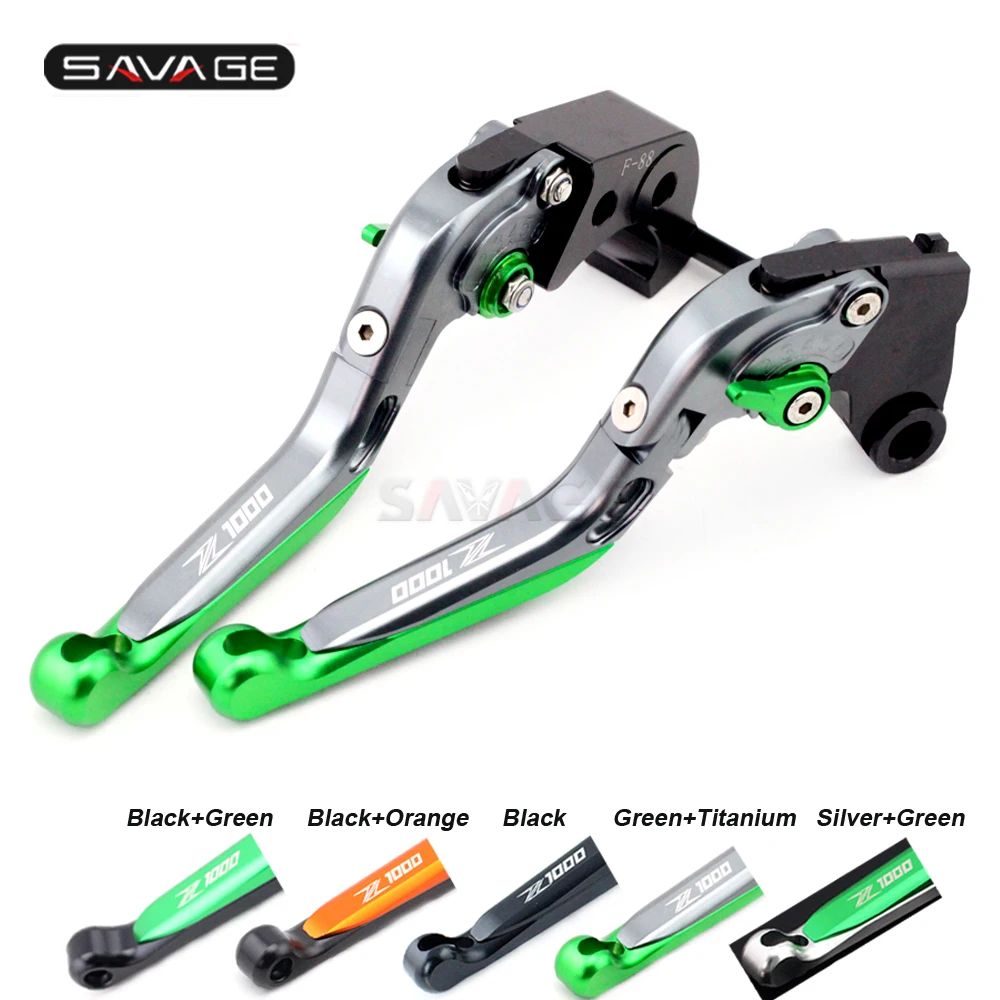 Тормозной рычаг сцепления для KAWASAKI Z1000 2007- 08 09 10 11 12 13 14 15 Мотоцикл CNC регулируемый складной выдвижной логотип Z 1000