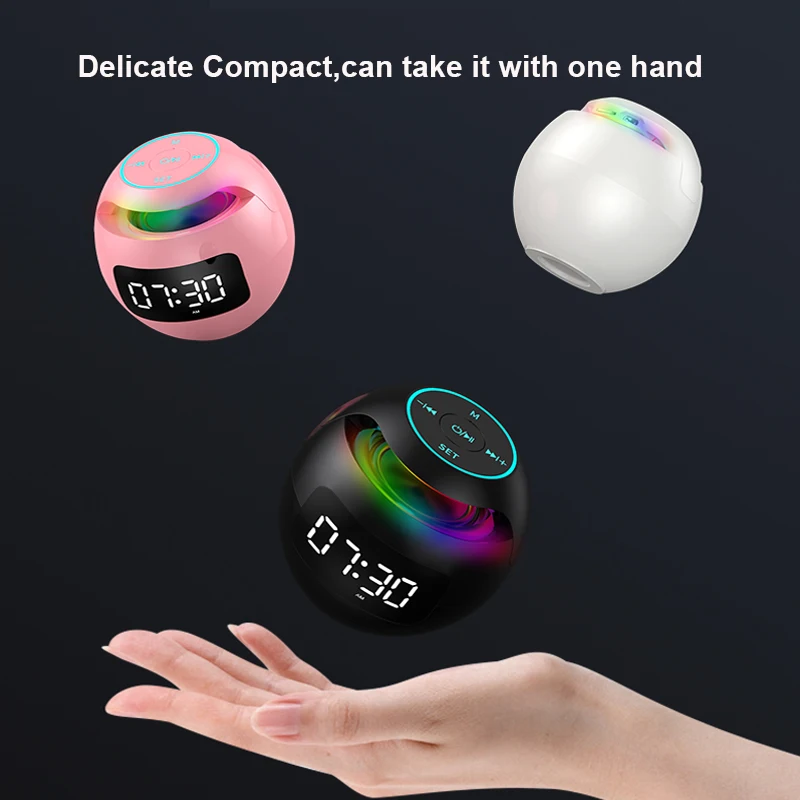 Altavoces Bluetooth Con Tarjeta Dazzle Color Mini Ball 🎧🤩- Dileblue