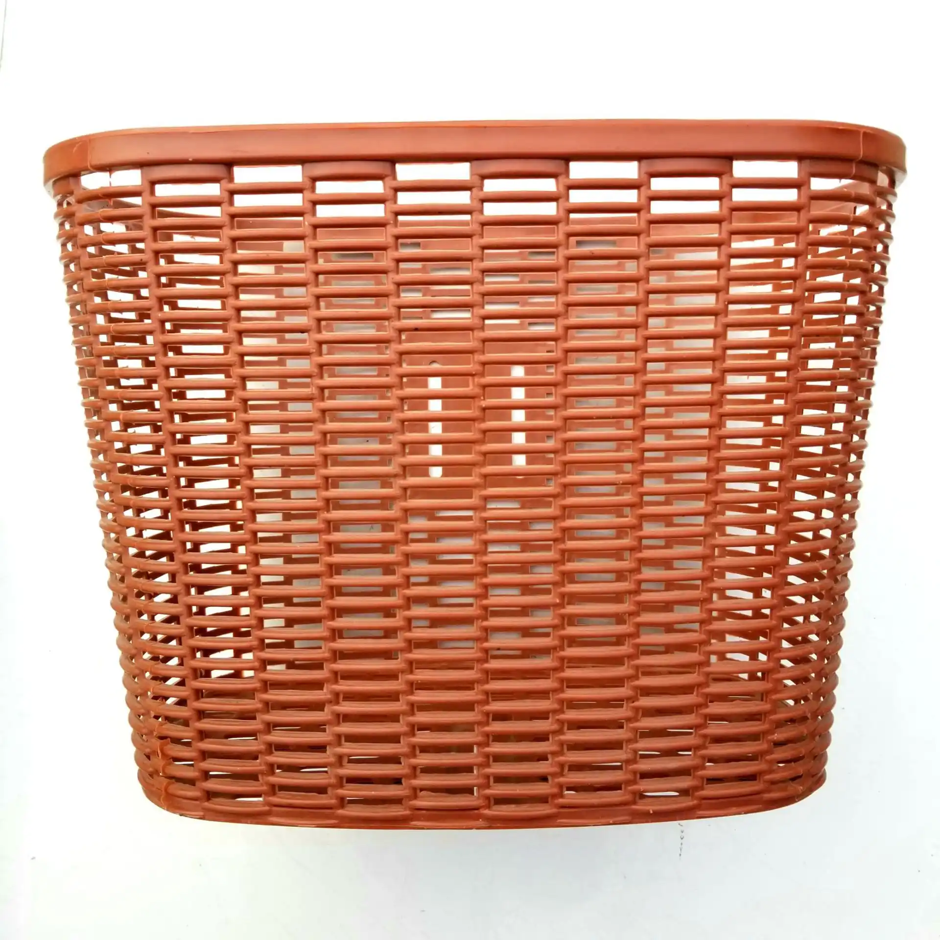 plastic wicker bike basket
