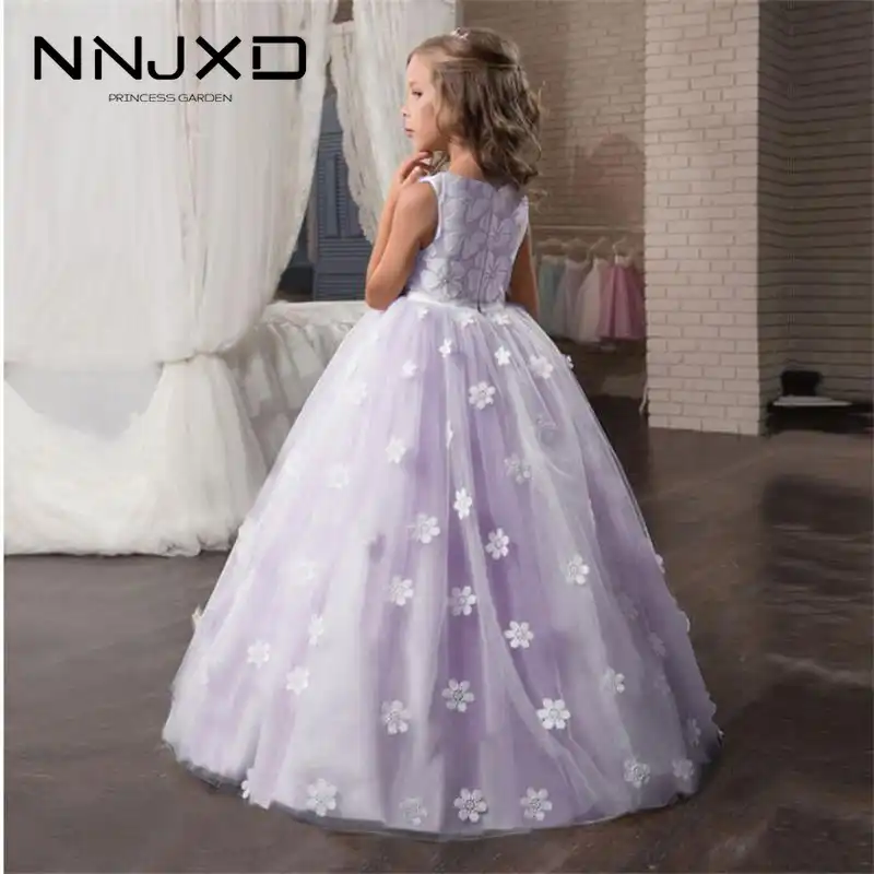 vestido de princesa de 6 anos