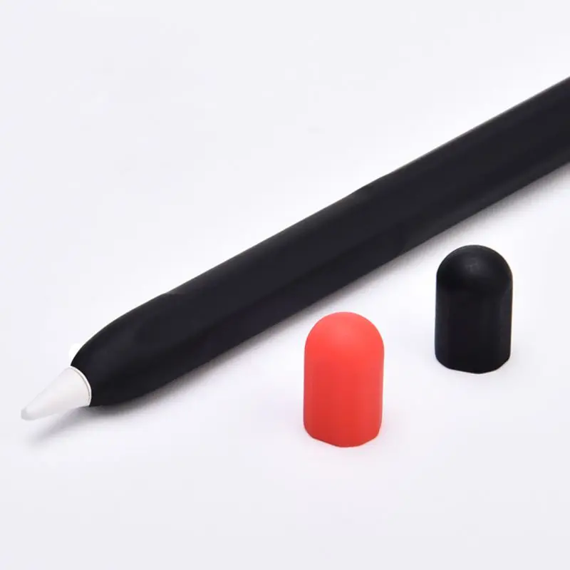 

Protective Safety Slilicone Case For Apple Pencil 2 Sleeve Cover For Ipad Tablet Touch Pencil 2 Kits Anti-lost Anti-Shock