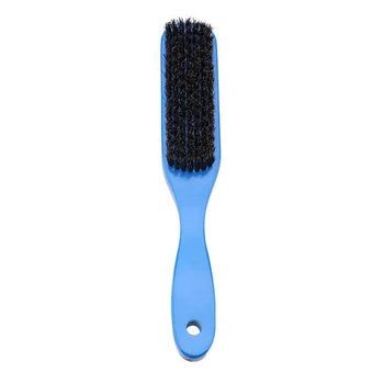 

Top Sale Blue Lotus +Pig hair Handle Hair Brush Hard Boar Bristle Combs for Men Women Hairdressing Hair Styling Beard Comb Brush
