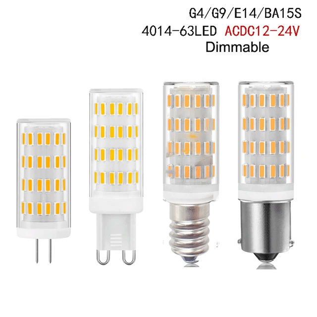 Led G9 Ampoule G4 E14 Lampe Dimmable Lumière 3w 5w 9W 12V 220V G4