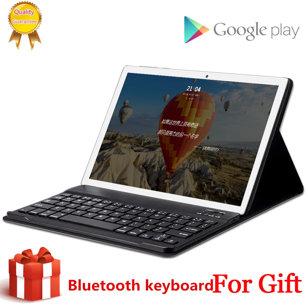 Free Gift Bluetooth keyboard 4G LTE 10.1 inch tablet pc 10 Deca Core MTK6797 8GB RAM 256GB ROM 2560