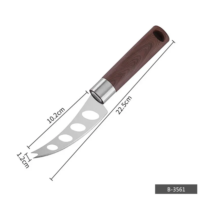 Goodfeer нож для сыра из нержавеющей стали с зазубренным наконечником зубчатое отверстие вилка для масла слайсер резак для сыра инструменты кухонные аксессуары