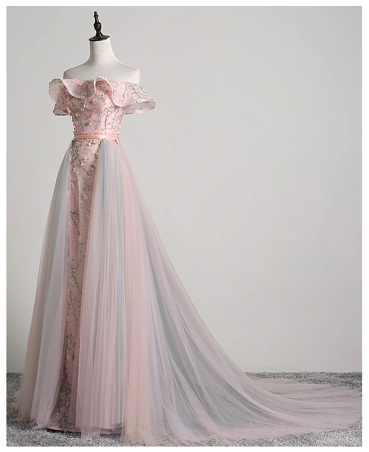 Розовый цветок вуаль с лепестками платье со шлейфом длинное винтажное средневековое платье Ренессанс Принцесса Виктория Платье