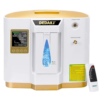 

DEDAKJ Oxygen Generator 1L-6L English Version With Atomization Function Oxygenator Oxygen Machine With CE 110v 220v hot