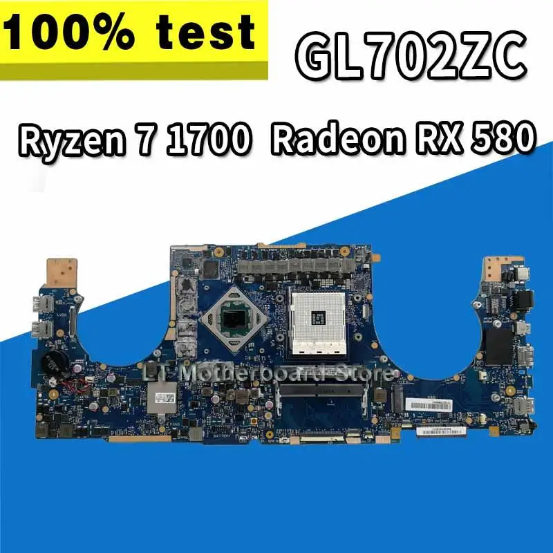 GL702ZC материнская плата для Asus GL702Z ноутбука Ryzen 7 1700 cup RX580 4GB обмен!|Материнские