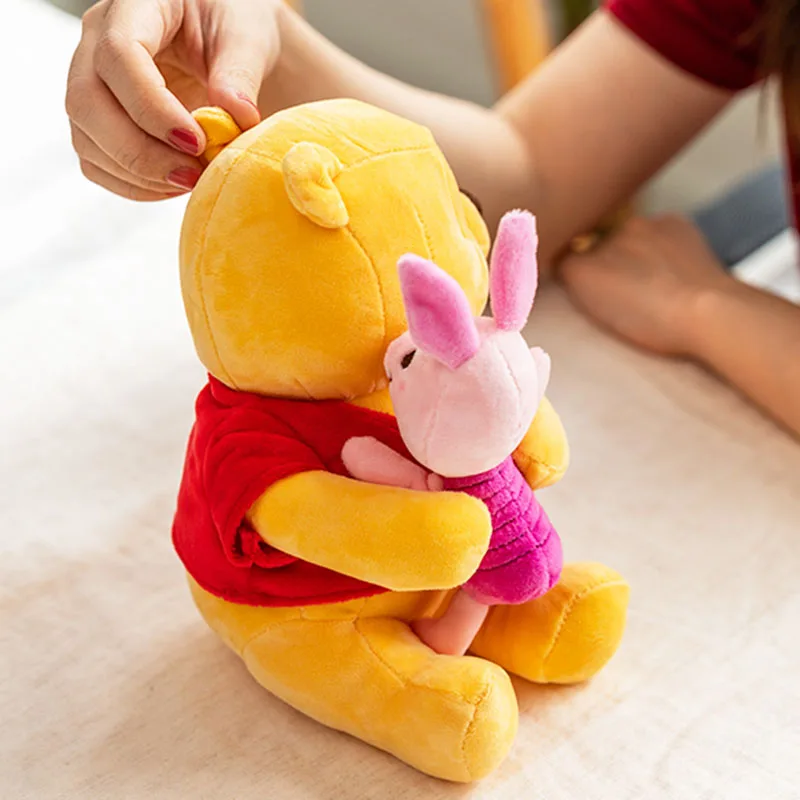 Дисней Винни-Пух с плащом и поросенком 20 см мягкие Peluche мягкие удобные куклы игрушки в подарок на день рождения для детей