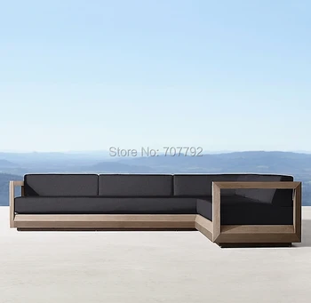 

Classical design comfortable garden furniture wooden sofa set