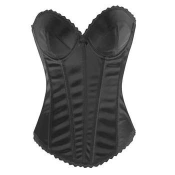 

Simple solid color style court shapewear corset