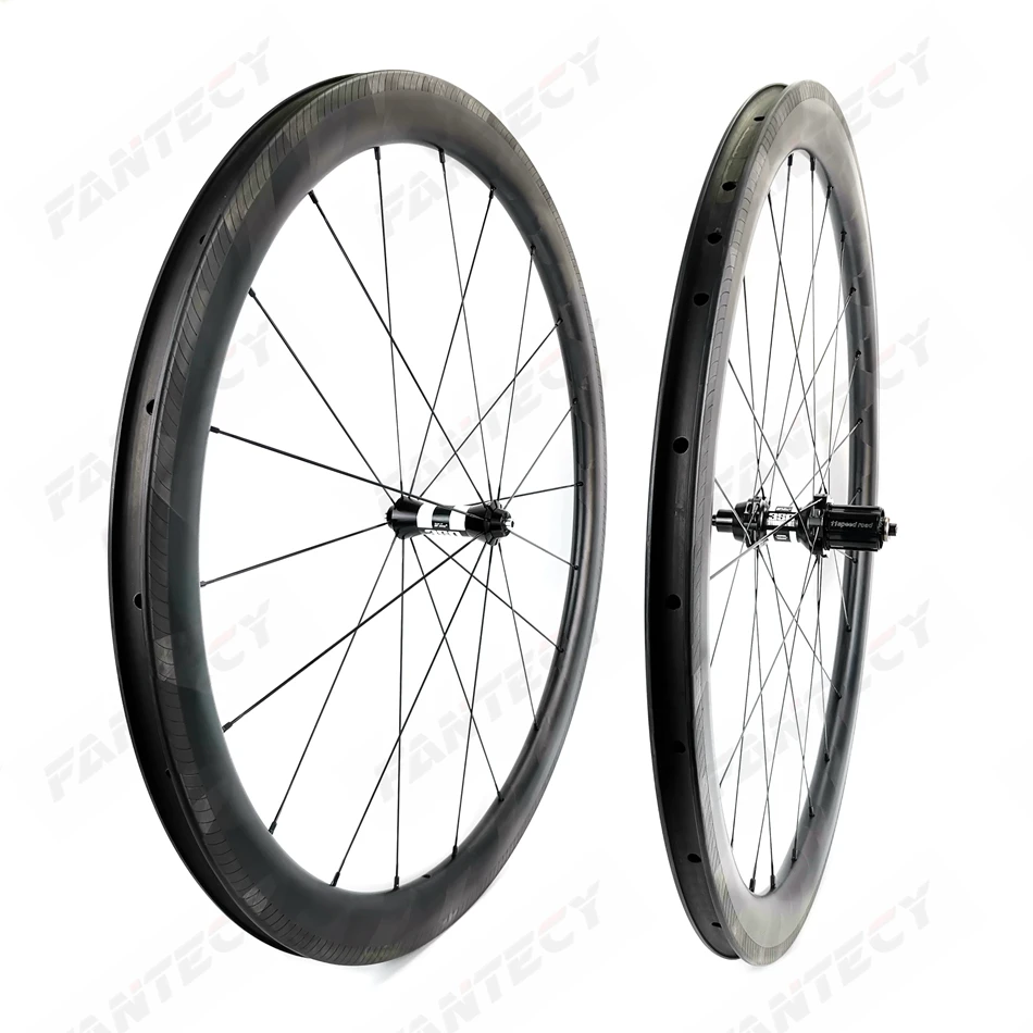 Облегченная версия карбоновых колес 45 мм Глубина 26 мм ширина клинчер/трубчатый дорожный велосипед карбоновая колесная с специальной тормозной поверхностью