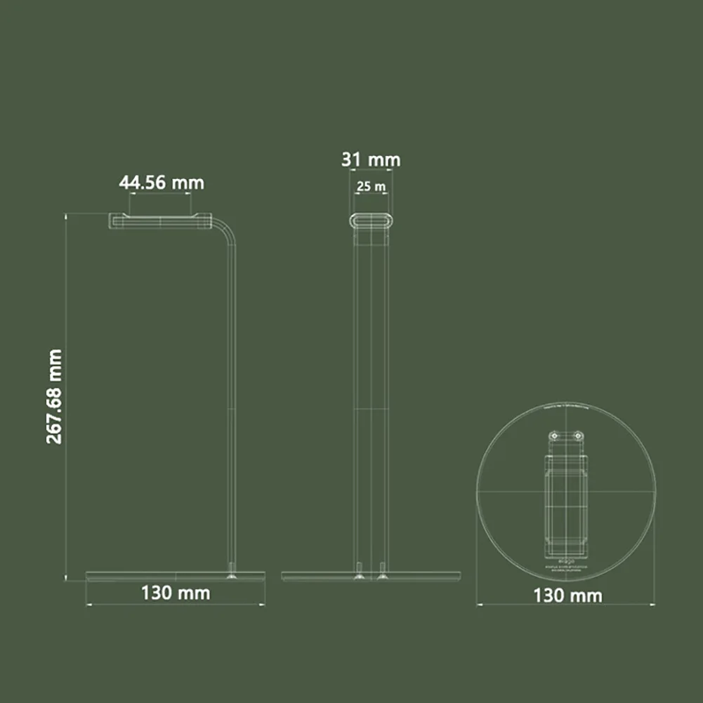 Aluminium Alloy Headset Stand Holder Desktop Headphone Display Rack Bracket aluminium alloy material Headphone Rack