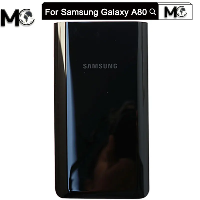 Black A80 для samsung Galaxy A80 A805 A805F/DS телефон крышка батареи задняя крышка задняя дверь корпус - Цвет: Black