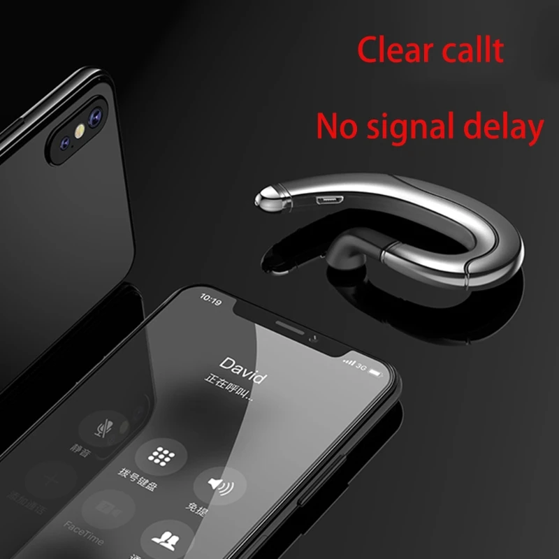 Bone Conduction Earphone TWS Wireless Headphone Bluetooth Headset Earhook Wireless Sport Earbuds Waterproof Earphone
