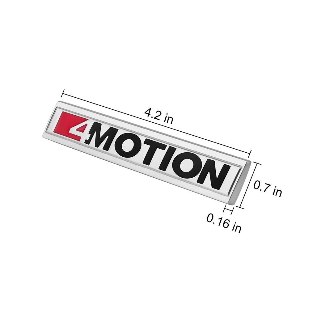 Передняя решетка 4motion логотип для Volkswagen VW Golf Passat Tiguan Touran Touareg Atlas поло задний