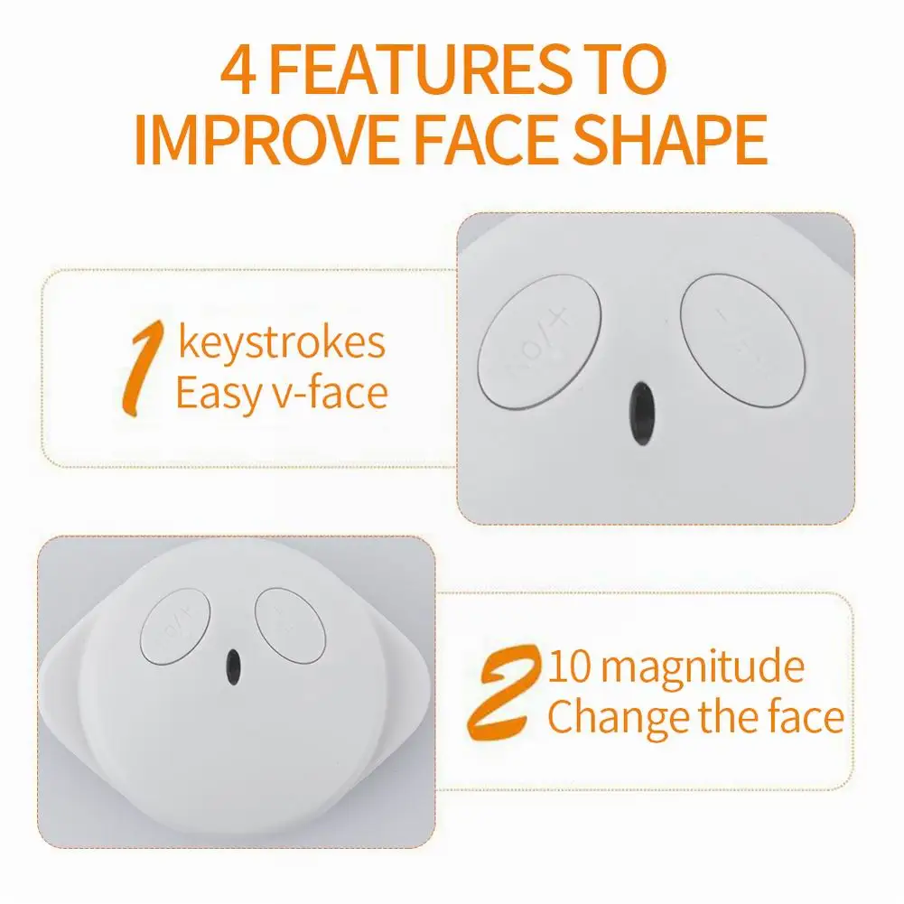 Almofada para o Rosto em Forma de v Cuidados com a Pele Elétrica Facial Levantamento Emagrecimento Massagem 3d Lifting Anti Celulite Estimulador Muscular Ferramentas 15 Beleza e saúde