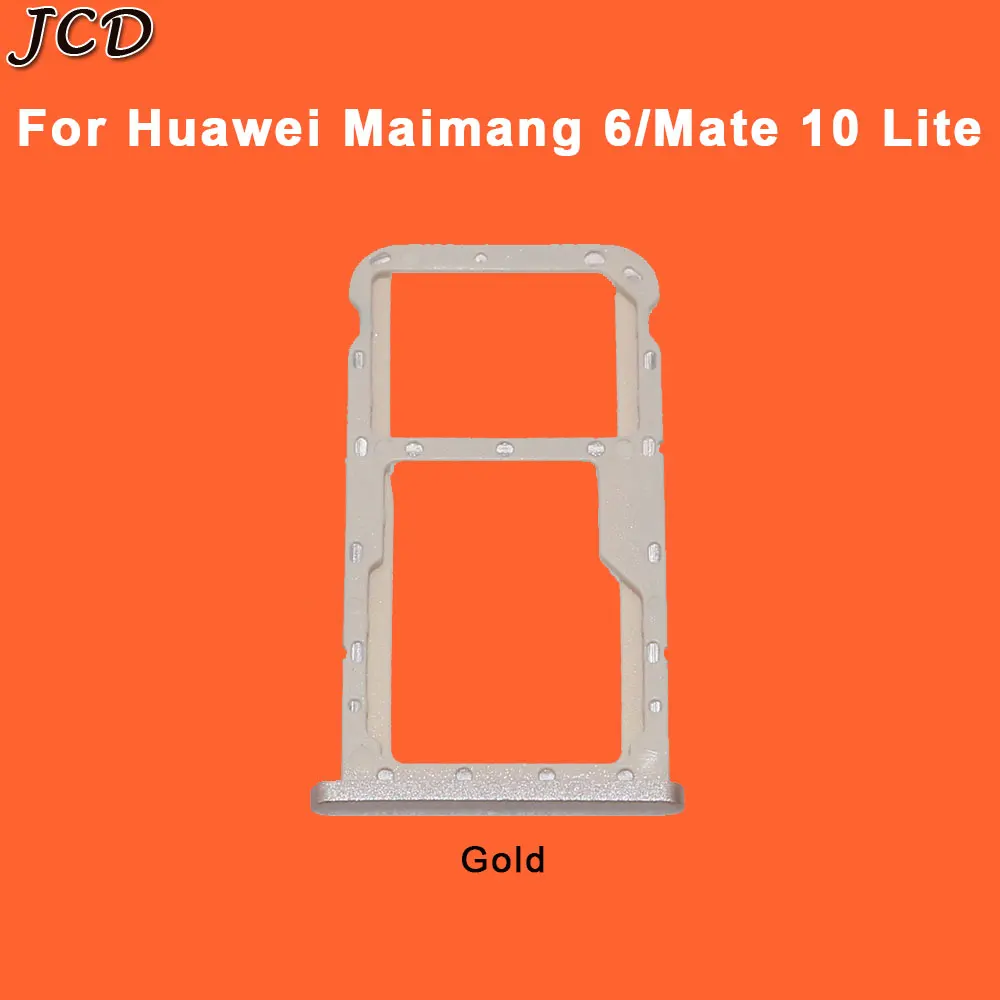 JCD SIM/Micro SIM держатель лотка для карт Micro SD Держатель адаптера для huawei G10 Honor 9i Nova 2i mate 10 lite maimang 6