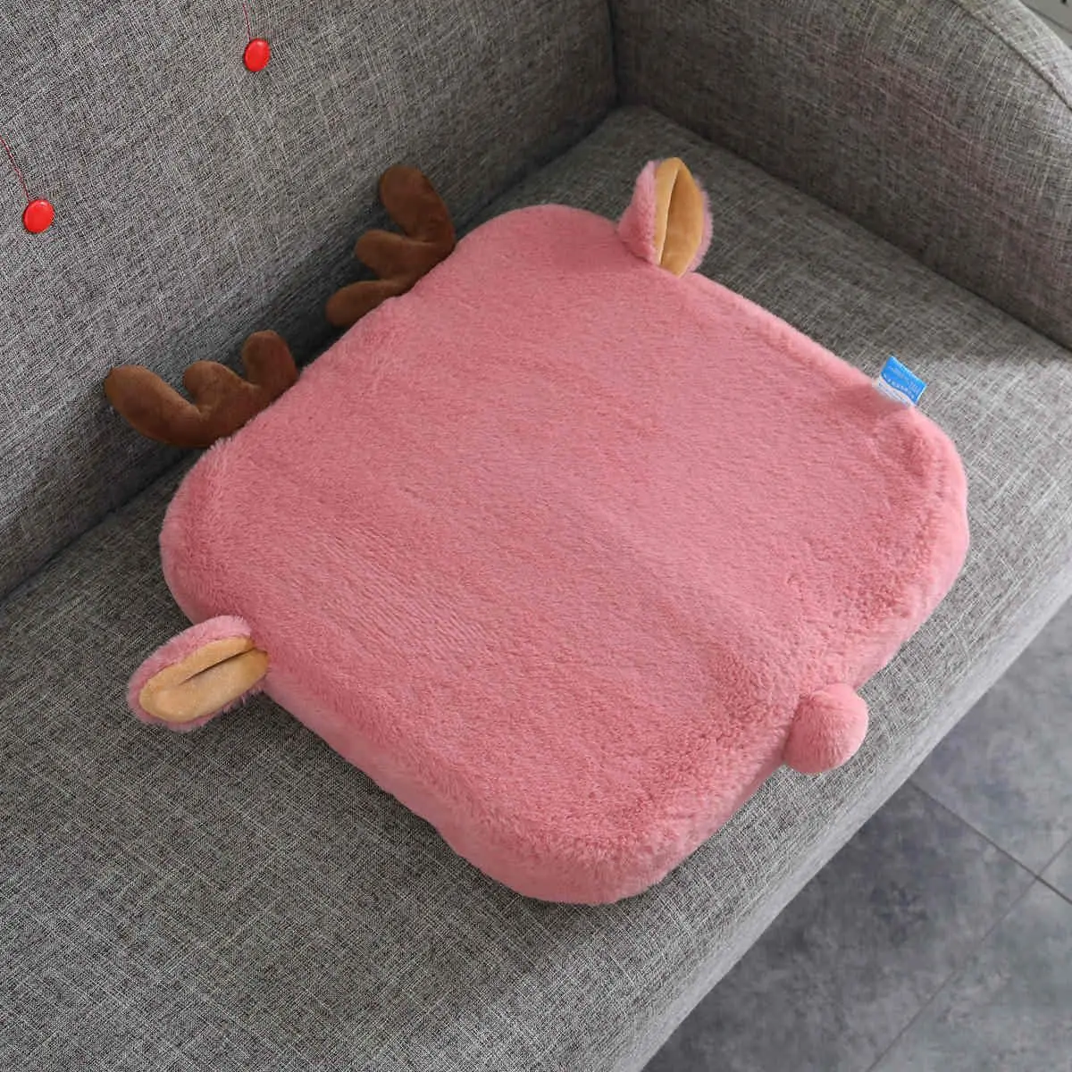 Ортопедическая подушка на сиденье с эффектом памяти, рождественский подарок для женщин, многофункциональная подушка на сиденье для офиса, дома, автомобиля - Цвет: watermelon red