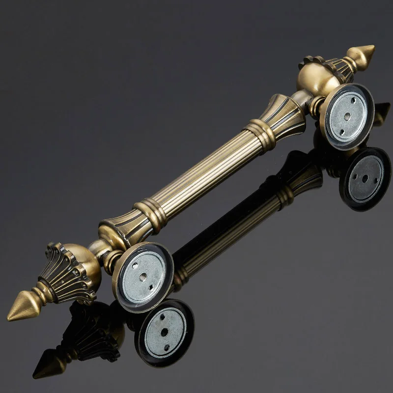 

Европейские дверные ручки в стиле ретро, античная деревянная дверная ручка и ручки для наружных ворот, дверная фурнитура