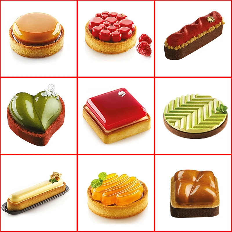 

Silicone Forms Rround Chocolate Molds Ring Cake Mold For Baking Mousse Dessert Tool Mold DIY Baking Cake Decorating Mould