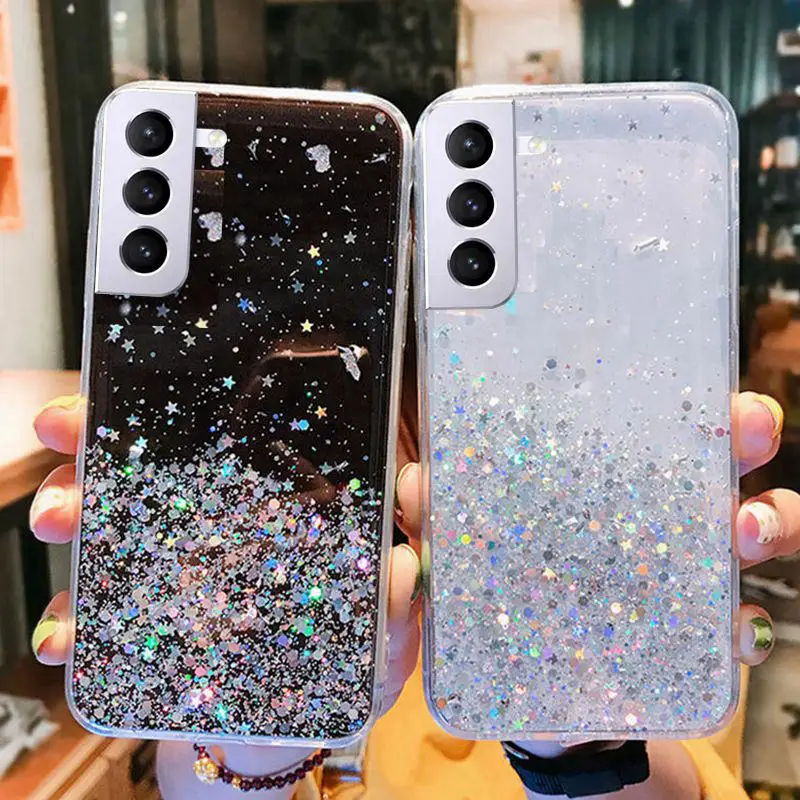 Роскошный блестящий чехол для телефона SAMSUNG Galaxy S21 S 21 PLUS Ultra G991 G996 G998 задняя крышка
