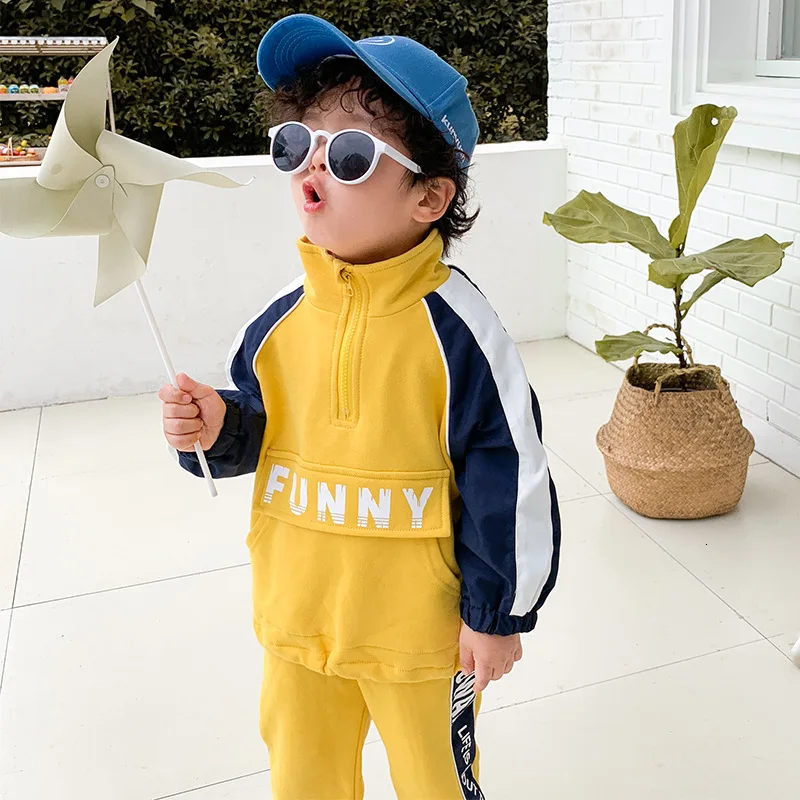 Г. Осенний Детский костюм Одежда для девочек свитер с рисунком катамита трикотажная детская одежда с длинными рукавами, хлопковый комплект-двойка