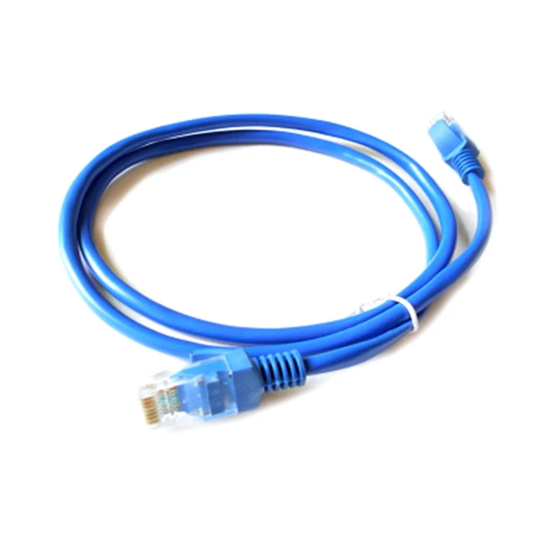 

1 Meter Finished Super Five Computer Network Cable Indoor And Outdoor Engineering Network Finished Cable Blue (Net Length 0.8 m)