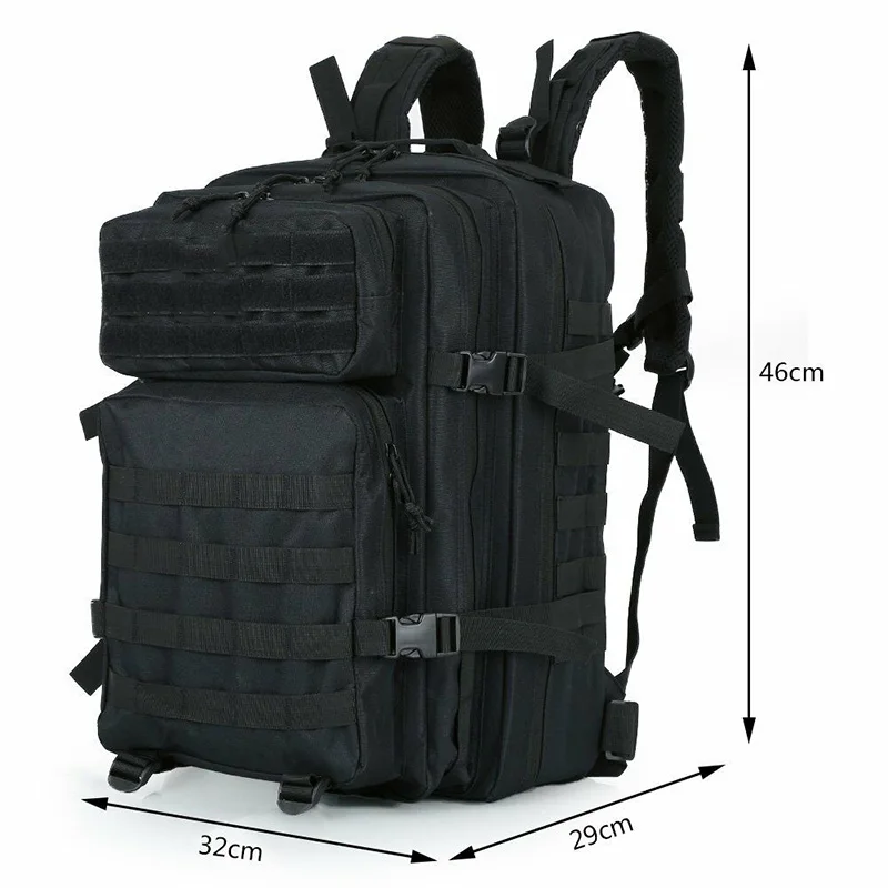 Backpack Rucksack 45L Large Capacity Zipper for Camping Travel Hiking Outdoor