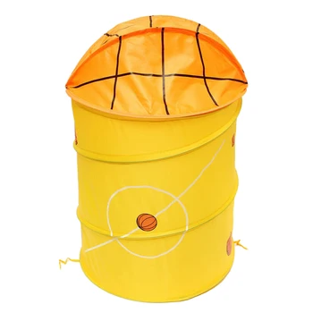 

Large Capacity Organizer Hamper Toys Home Football Shape Washing Clothes Space Saving Bag Storage Foldable Laundry Basket