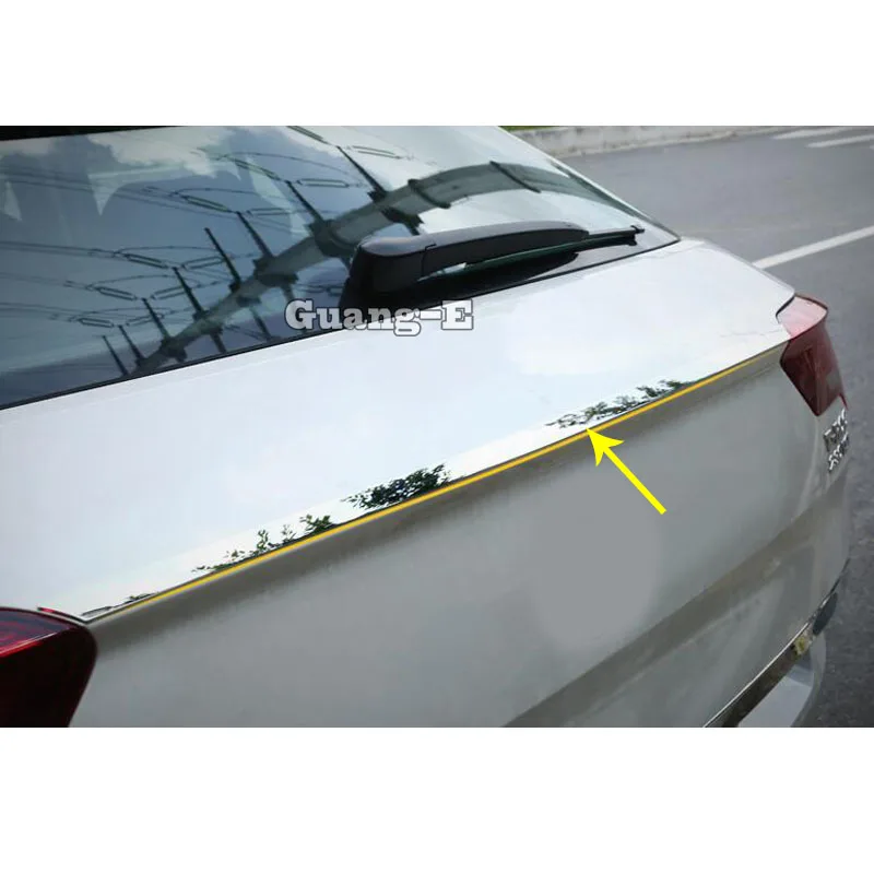 Для Volkswagen VW T ROC TROC 2017 2018 2019 2020 задняя дверь из нержавеющей стали номерной знак